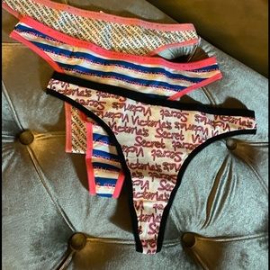 Set of 3 NWT Victoria Secret Thongs